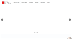 Desktop Screenshot of francoisstpere.com
